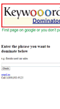 Mobile Screenshot of keyworddominator.com